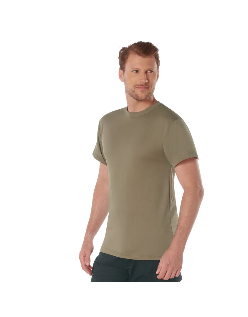 Rothco Quick Dry Moisture Wicking T-Shirt Coyote Brown