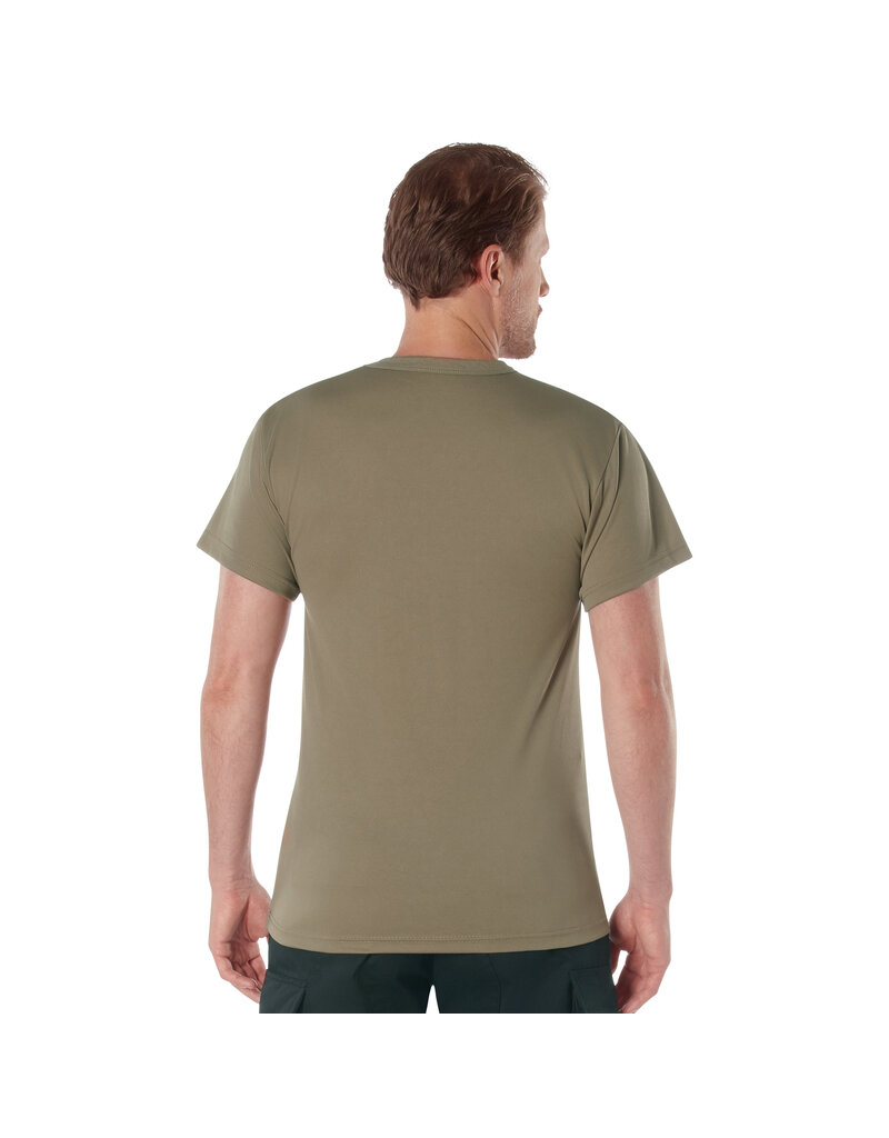 Rothco Quick Dry Moisture Wicking T-Shirt Coyote Brown
