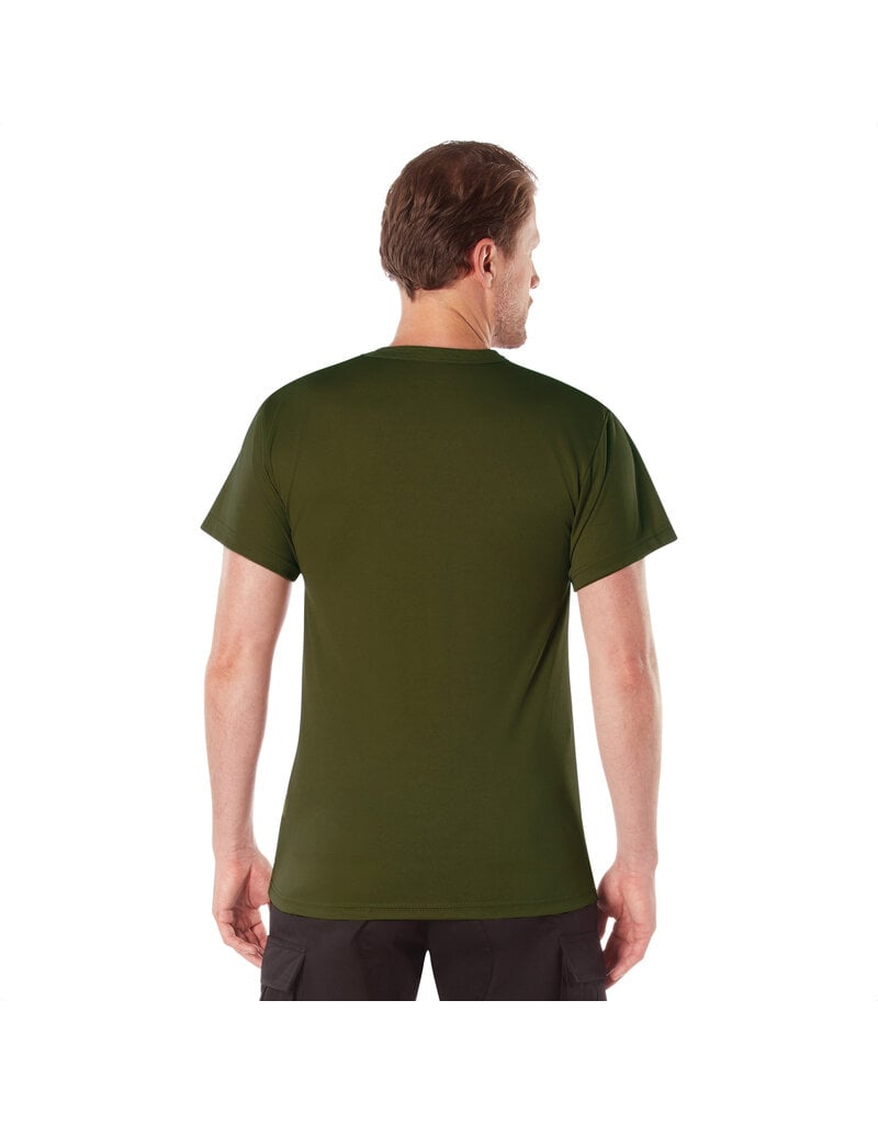Rothco Quick Dry Moisture Wicking T-Shirt Olive