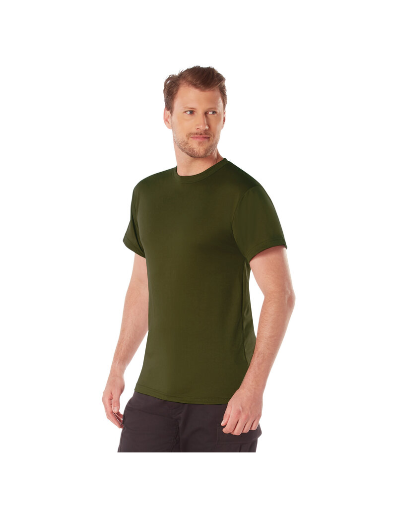 Rothco Quick Dry Moisture Wicking T-Shirt Olive