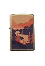Zippo Mountain Design