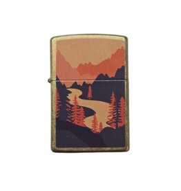 Zippo Mountain Design