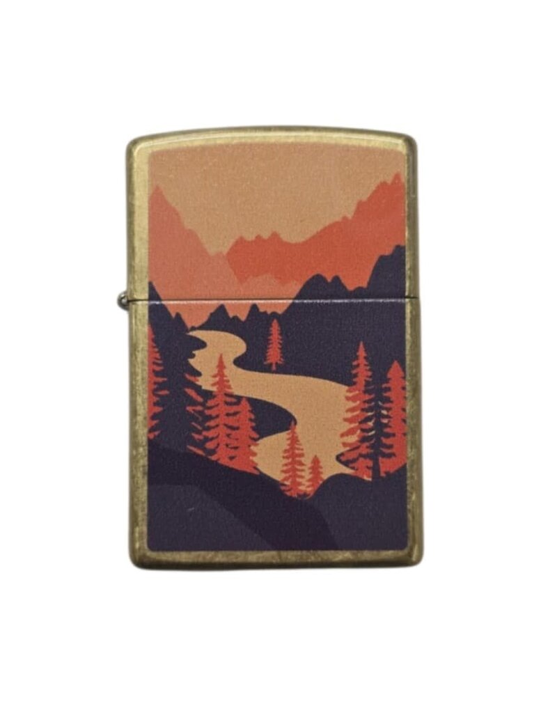 Zippo Mountain Design