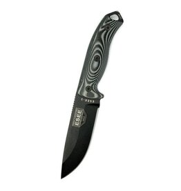 ESEE Knives ESEE-5 Black Blade Gray/Black G10 3D Handle