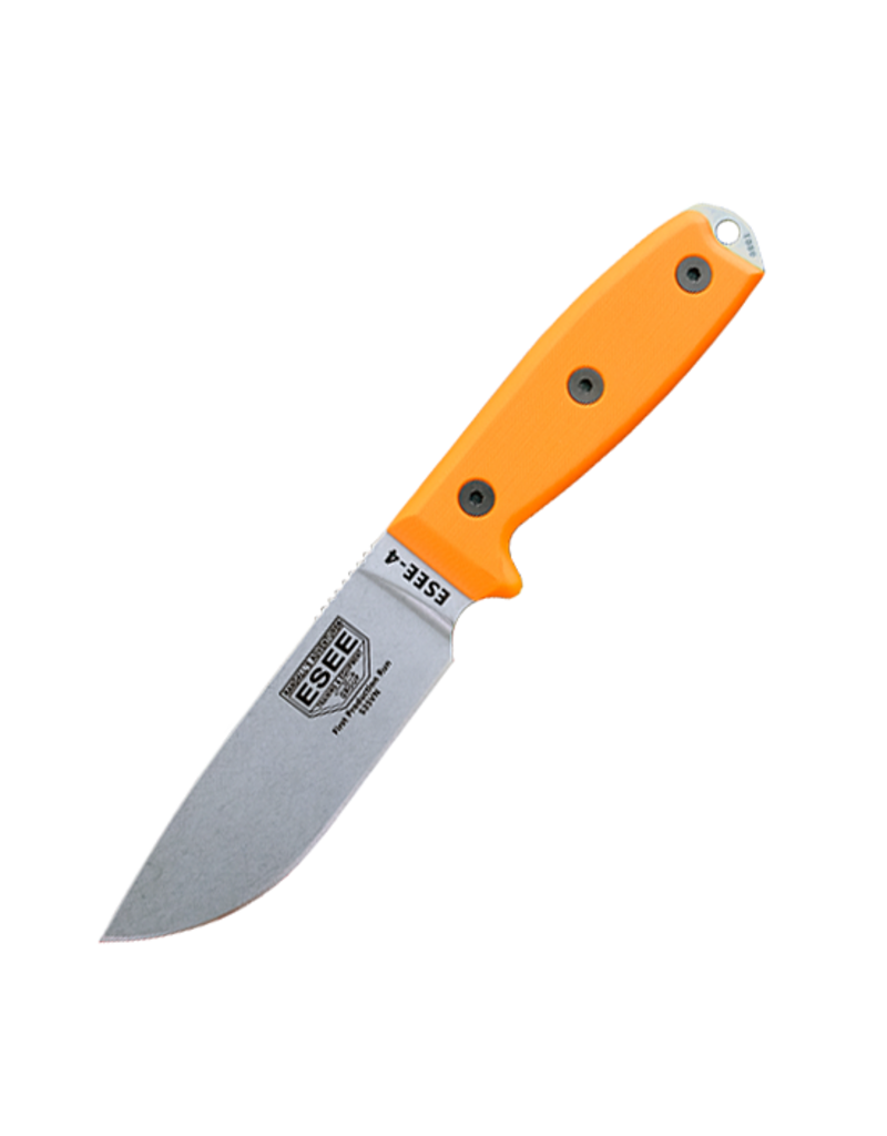 ESEE Knives Lame orange G10 S35V à bord lisse ESEE-4