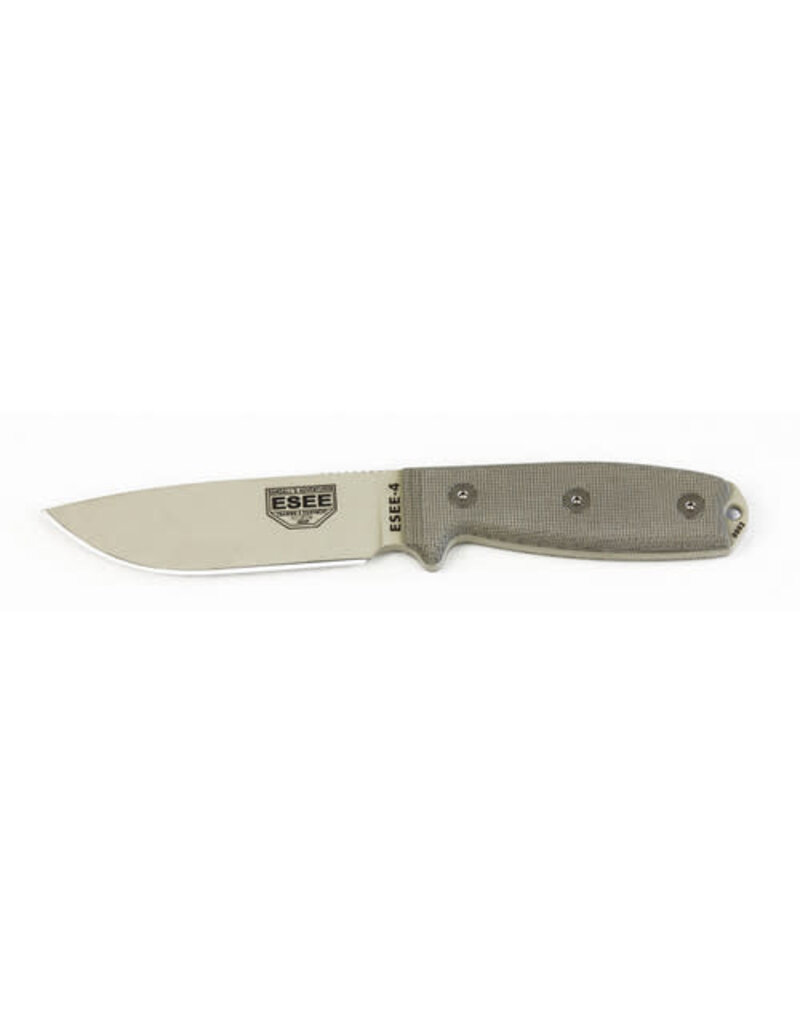 ESEE Knives Lame beige à bord lisse ESEE-4