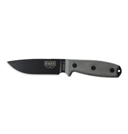 ESEE Knives ESEE-4 Plain Edge Black Blade