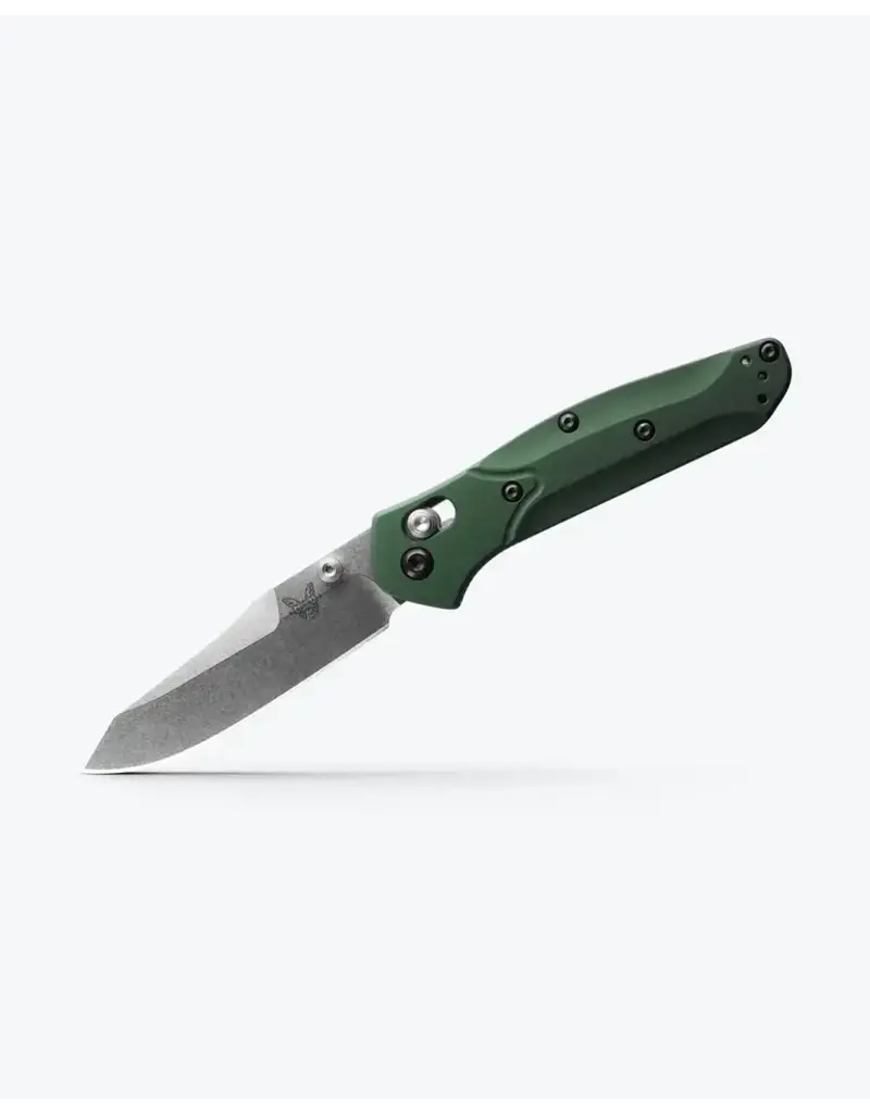 Benchmade Mini Osborne Green Aluminum