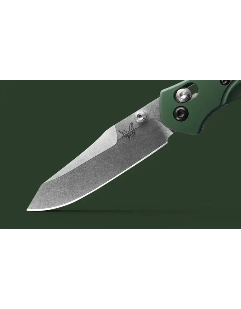 Benchmade Mini Osborne Green Aluminum