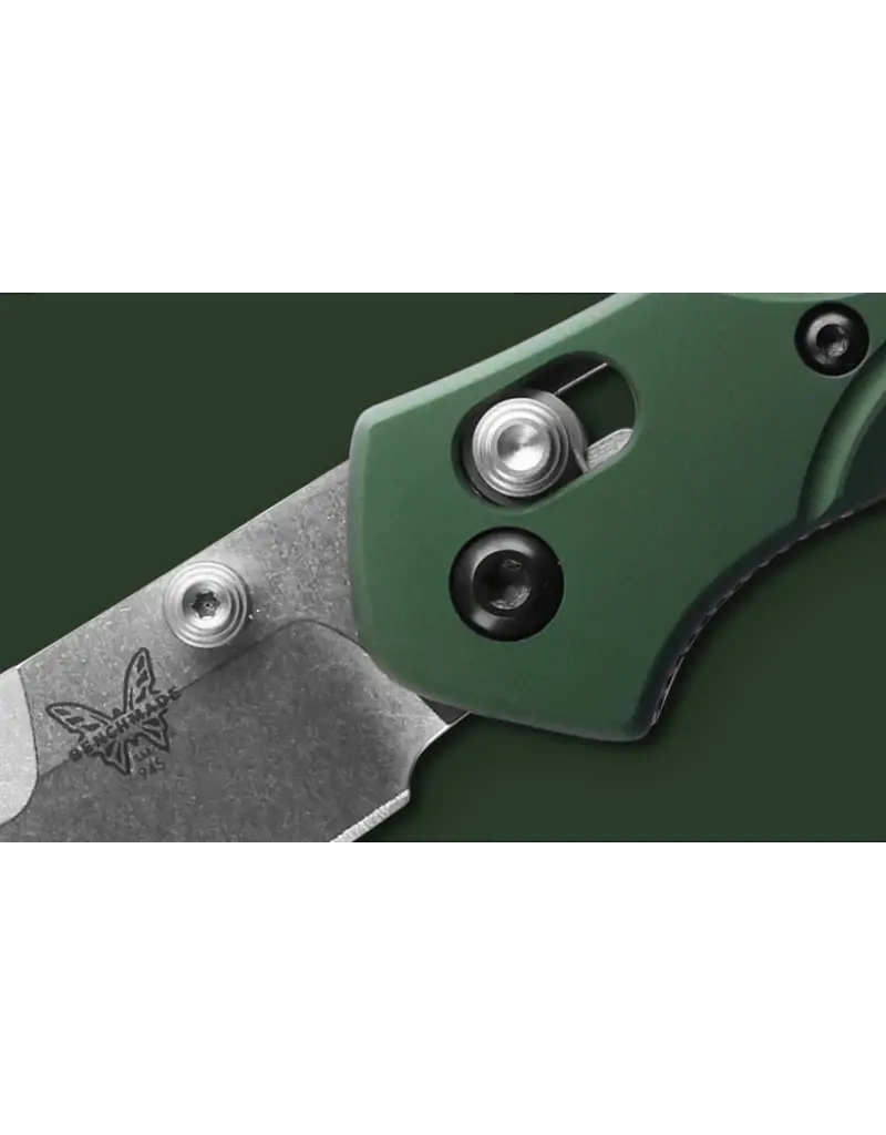 Benchmade Mini Osborne Green Aluminum