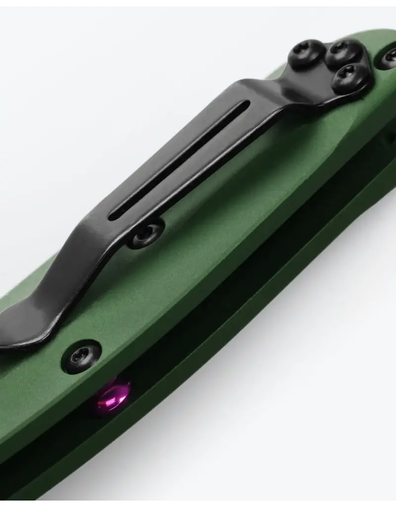 Benchmade Mini Osborne Green Aluminum