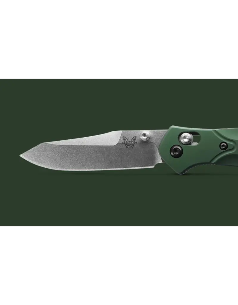 Benchmade Mini Osborne Green Aluminum