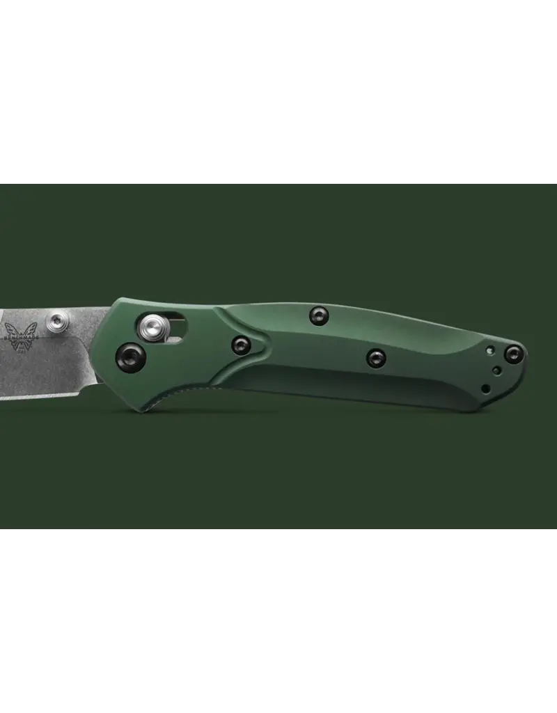 Benchmade Mini Osborne Green Aluminum