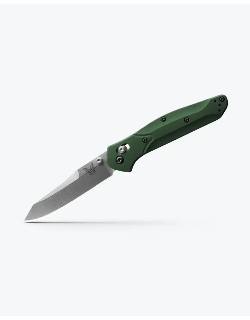 Benchmade Osborne Green Aluminum