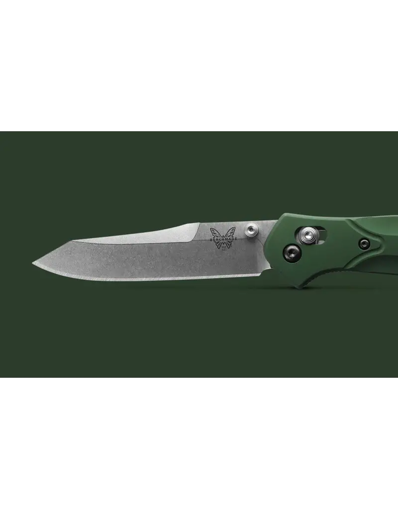 Benchmade Osborne Green Aluminum