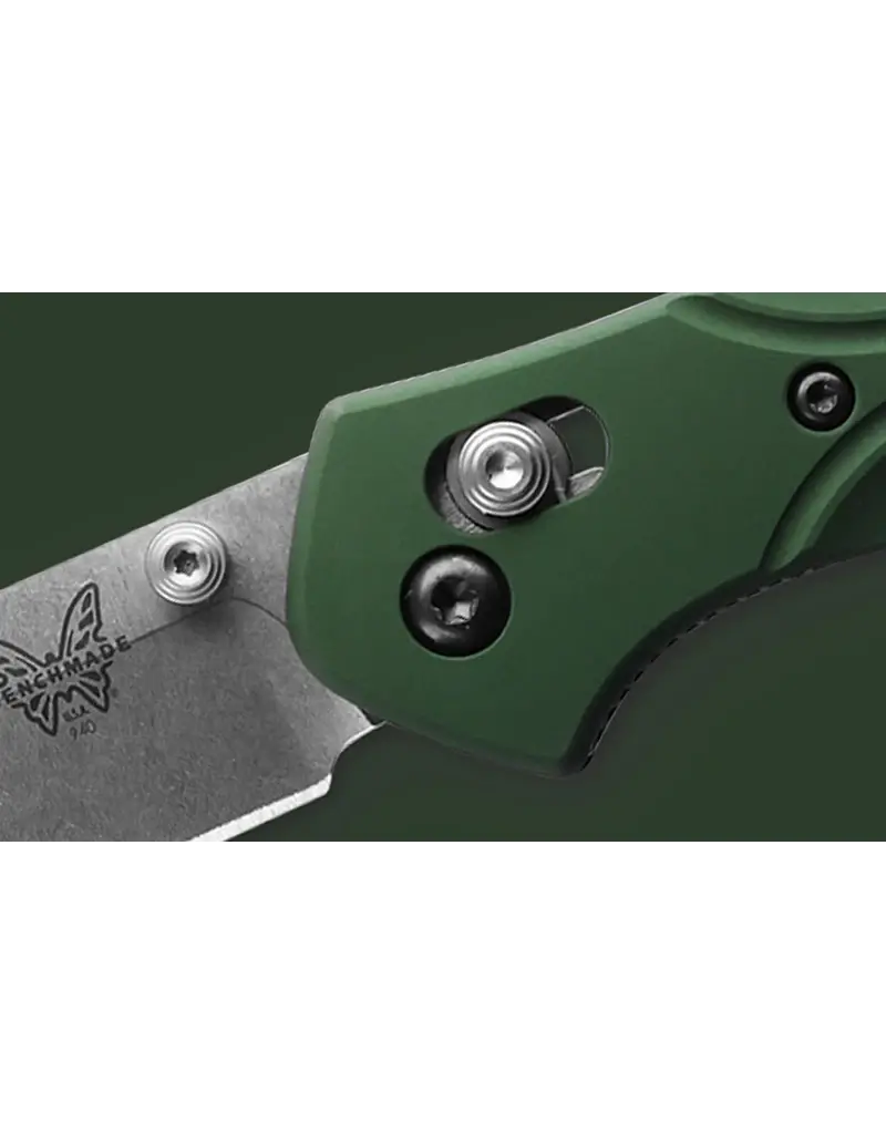 Benchmade Osborne Green Aluminum