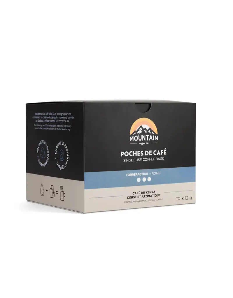 Mountain Café Dark Roast Coffee Box of 10