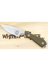 White River M1-Pro Textured Green/Orange G10 Handle, Magnacut Steel