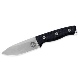 White River Ursus Club Magnacut Steel Balck Burlap Micarta