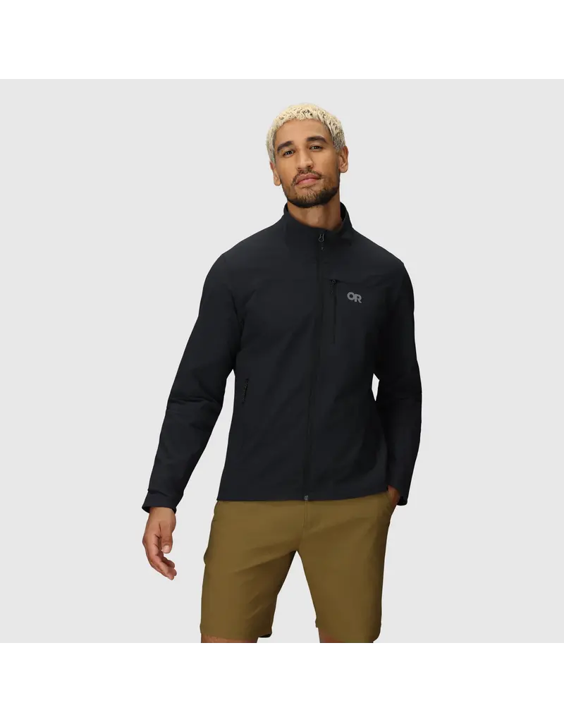 Outdoor Research Veste Soft Shell Ultima pour homme, noire