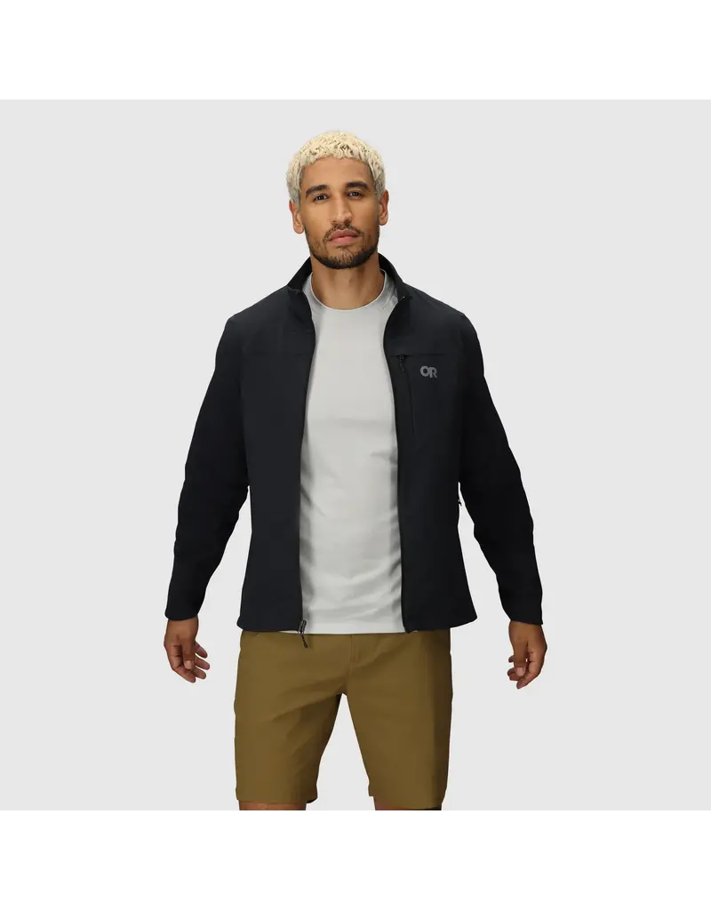 Outdoor Research Veste Soft Shell Ultima pour homme, noire