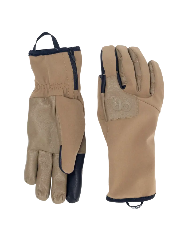Outdoor Research Stormtracker Sensor Windbloc Gloves Coyote