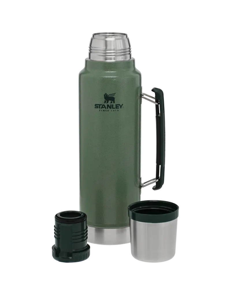 Stanley The Legendary Classic Bottle Hammertone Green