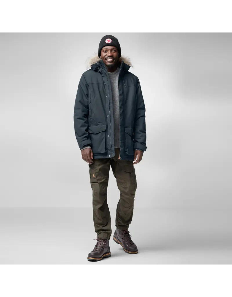 Fjällräven Parka Nuuk Lite bleu marine foncé