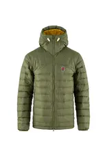 Fjällräven Sweat à capuche Expedition Pack Down vert-jaune moutarde
