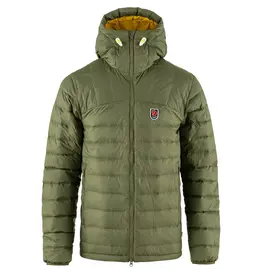 Fjällräven Expedition Pack Down Hoodie Green-Mustard Yellow