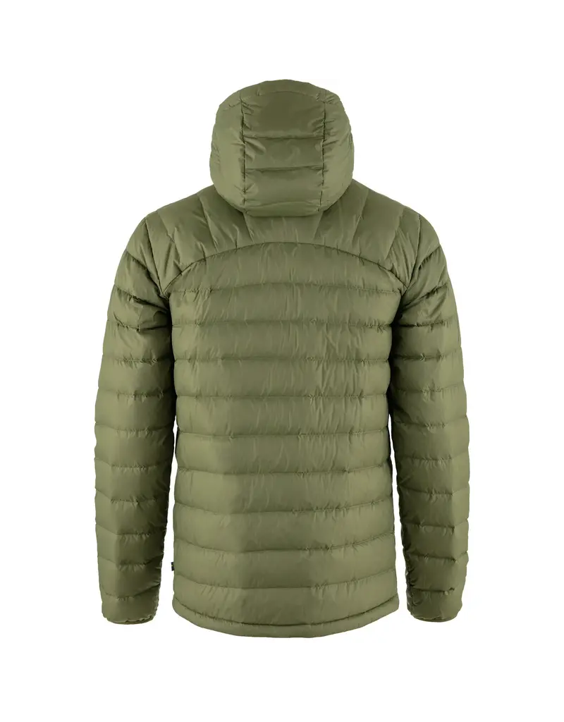 Fjällräven Sweat à capuche Expedition Pack Down vert-jaune moutarde