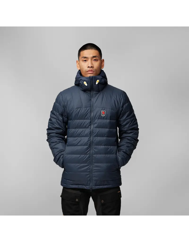 Fjällräven Sweat à capuche Expedition Pack Down vert-jaune moutarde