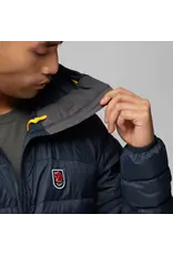 Fjällräven Sweat à capuche Expedition Pack Down vert-jaune moutarde