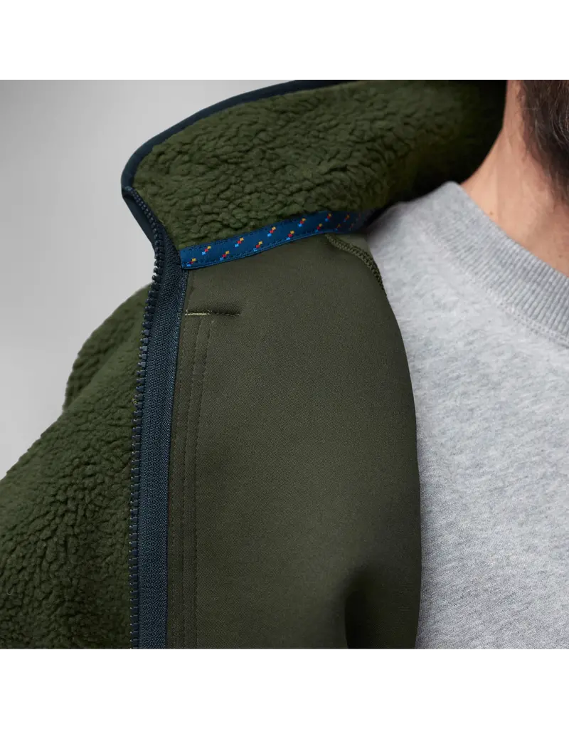 Fjällräven Vardag Pile Fleece Marine-Feuille d'Automne