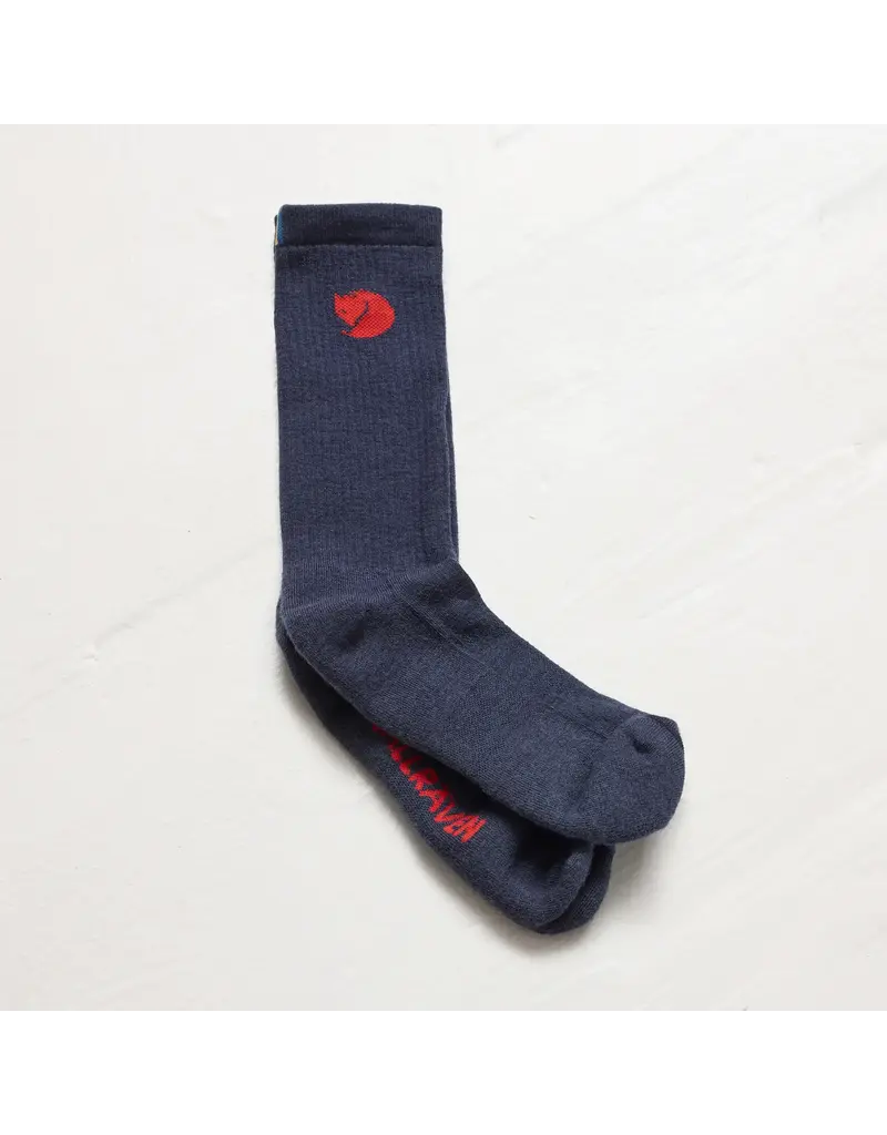 Fjällräven Chaussette de Laine Marine