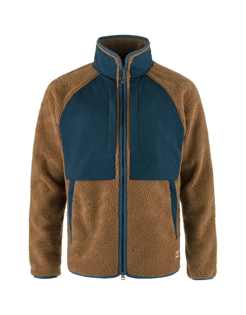 Fjällräven Vardag Pile Jacket M Châtaigne-Marine