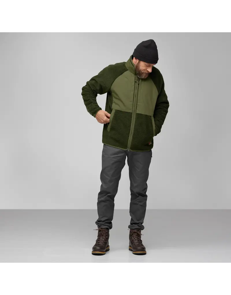 Fjällräven Vardag Pile Jacket M Châtaigne-Marine