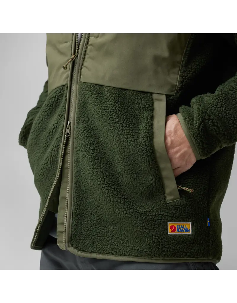 Fjällräven Vardag Pile Jacket M Châtaigne-Marine