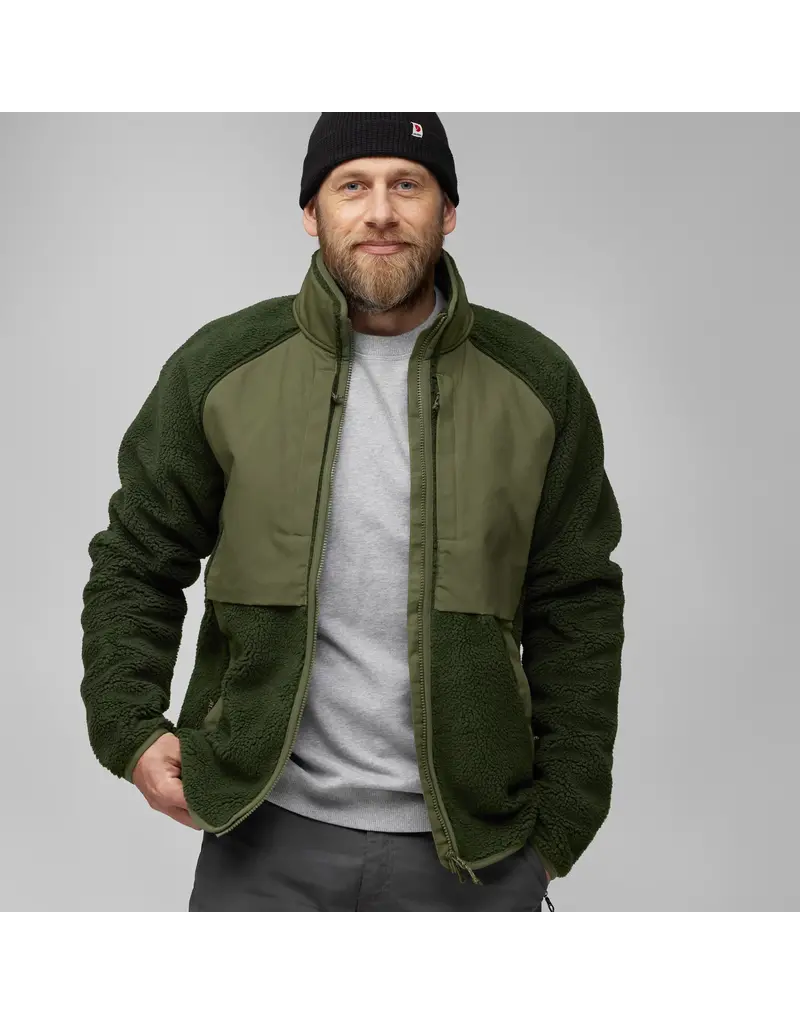 Fjällräven Vardag Pile Jacket M Châtaigne-Marine