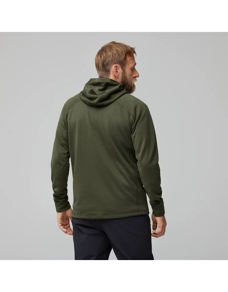 Fjällräven Sweat à capuche polaire Abisko Grid Deep Forest