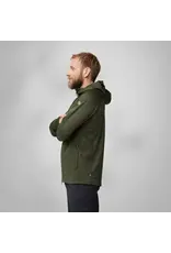 Fjällräven Sweat à capuche polaire Abisko Grid Deep Forest