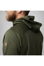 Fjällräven Abisko Grid Fleece Hoodie Deep Forest