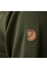 Fjällräven Sweat à capuche polaire Abisko Grid Deep Forest