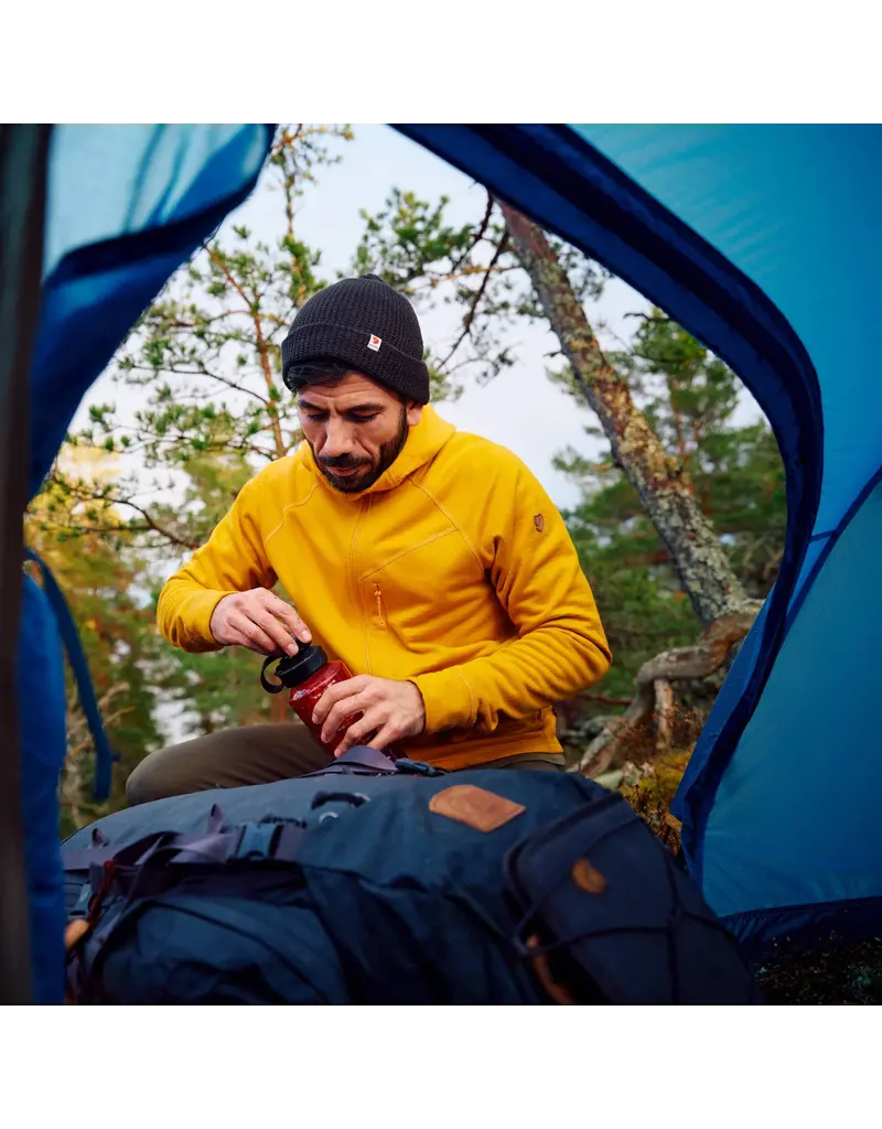 Fjällräven Sweat à capuche polaire Abisko Grid Deep Forest