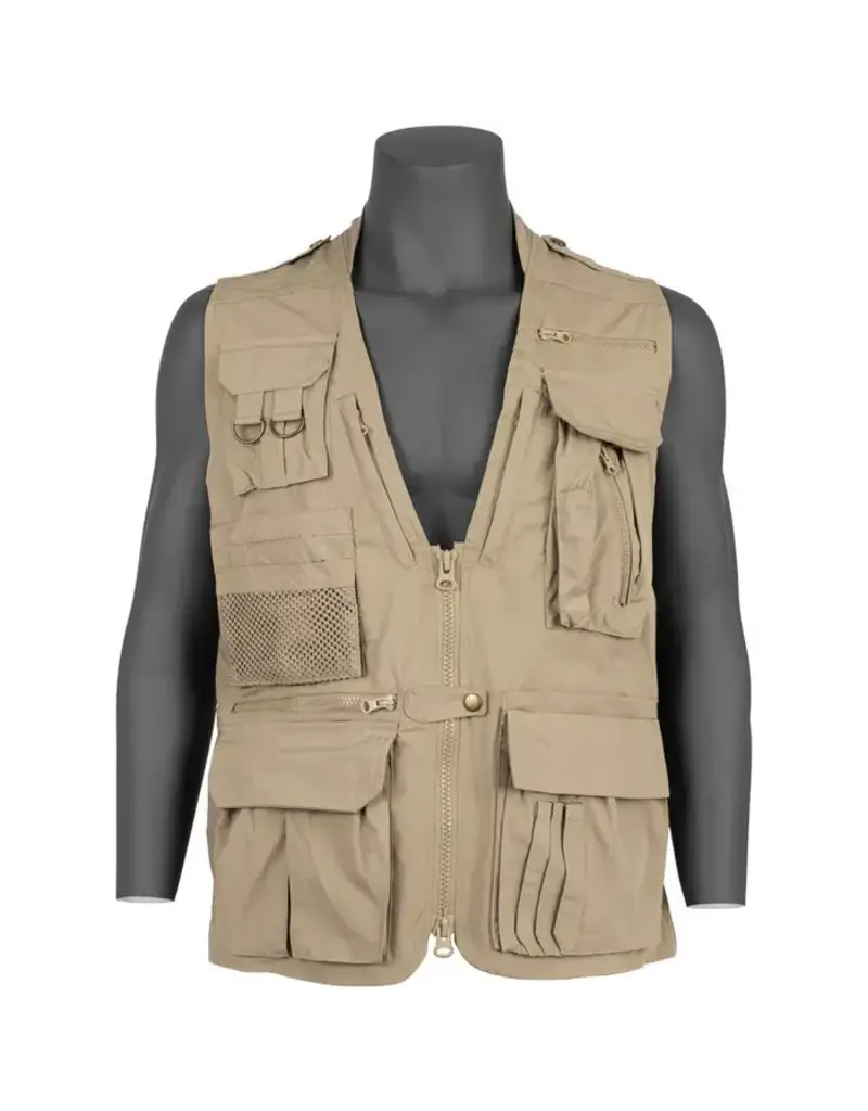 Fox Outdoor Products Advanced Concealed Carry Travel Vest Khaki
