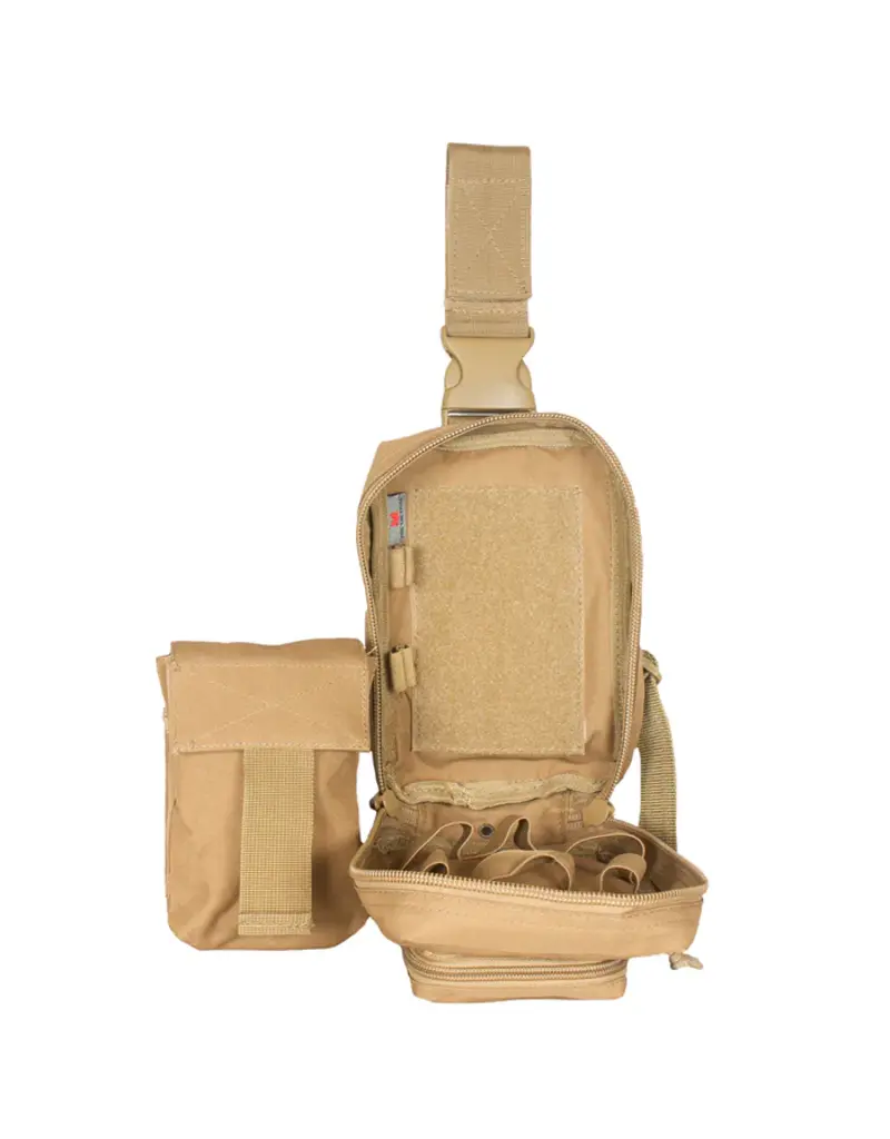 Fox Outdoor Products Pochette noire pour système de premiers secours Drop Leg