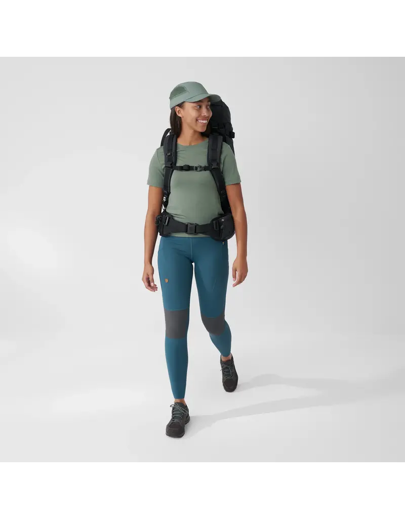 Fjällräven  Collants de randonnée Abisko Pro W Noir et gris fer Large