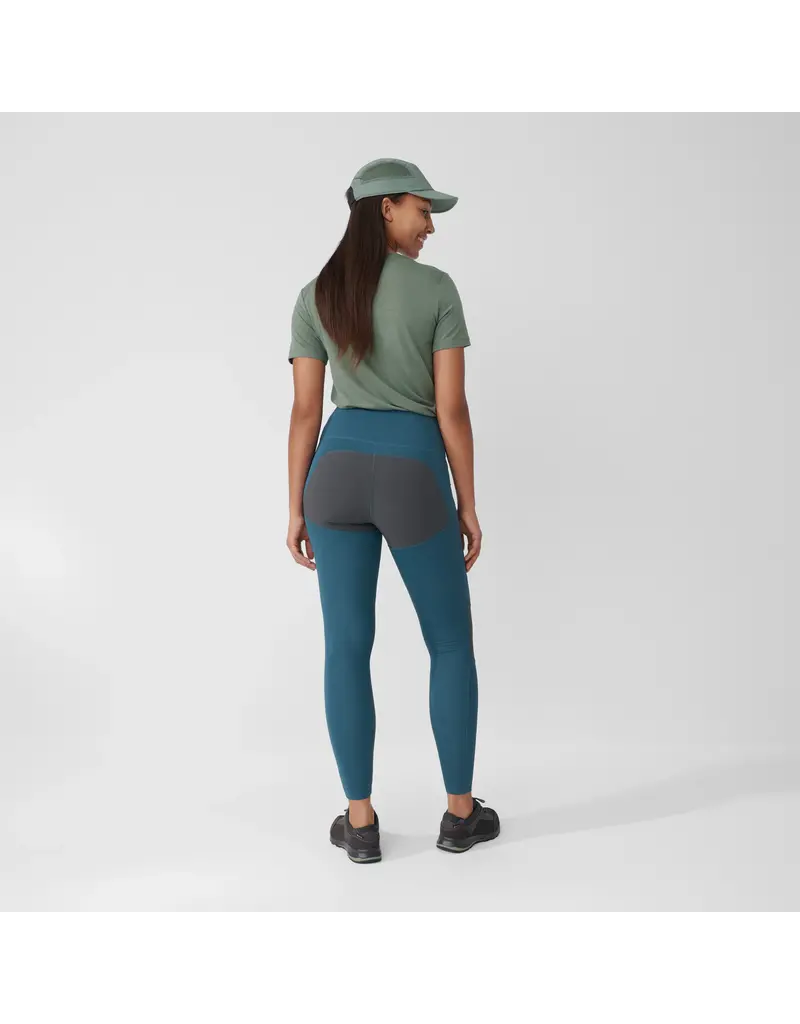 Fjällräven  Collants de randonnée Abisko Pro W Noir et gris fer Large