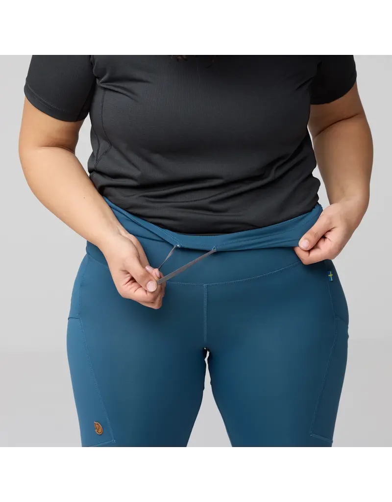 Fjällräven  Collants de randonnée Abisko Pro W Noir et gris fer Large