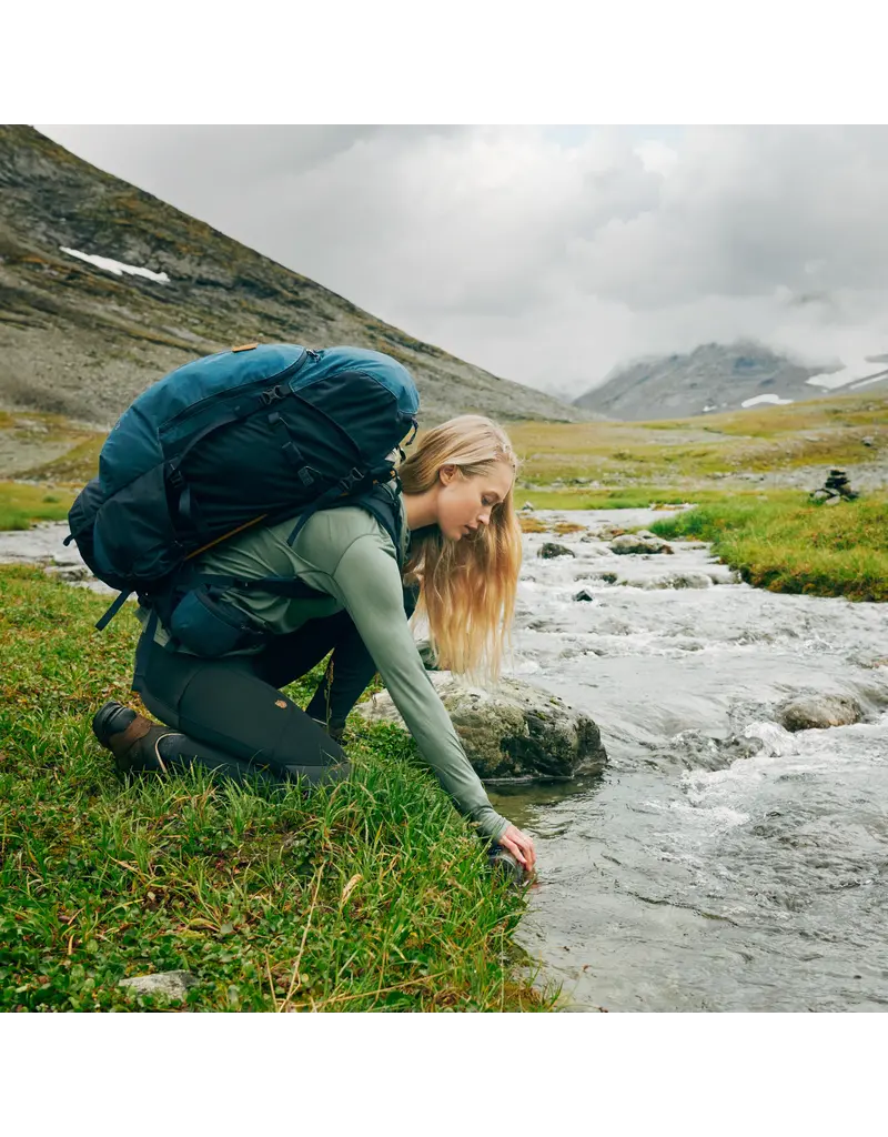 Fjällräven Abisko Trekking Tights Pro W Black and Iron Grey Large